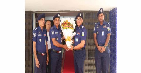 ময়মনসিংহ রেঞ্জ ডিআইজি কর্তৃক শেরপুর জেলা বিশেষ শাখা (ডিএসবি) বার্ষিক পরিদর্শন সম্পন্ন