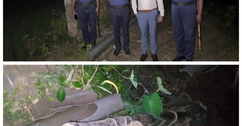 বোয়ালমারীতে অবৈধভাবে বালু উত্তোলন করায় ভ্রাম্যমাণ আদালতে পাইপ বিনষ্ট ও জরিমানা