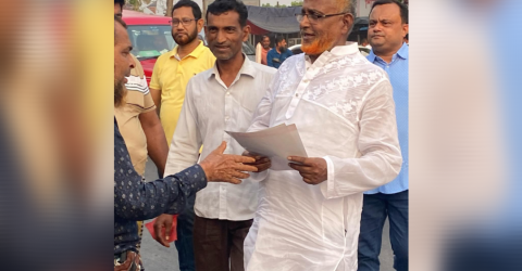 ধানের শীষের জয় নিশ্চিত করতে মাঠে চষে বেড়াচ্ছেন- অধ্যাপক নজরুল ইসলাম মন্ডল