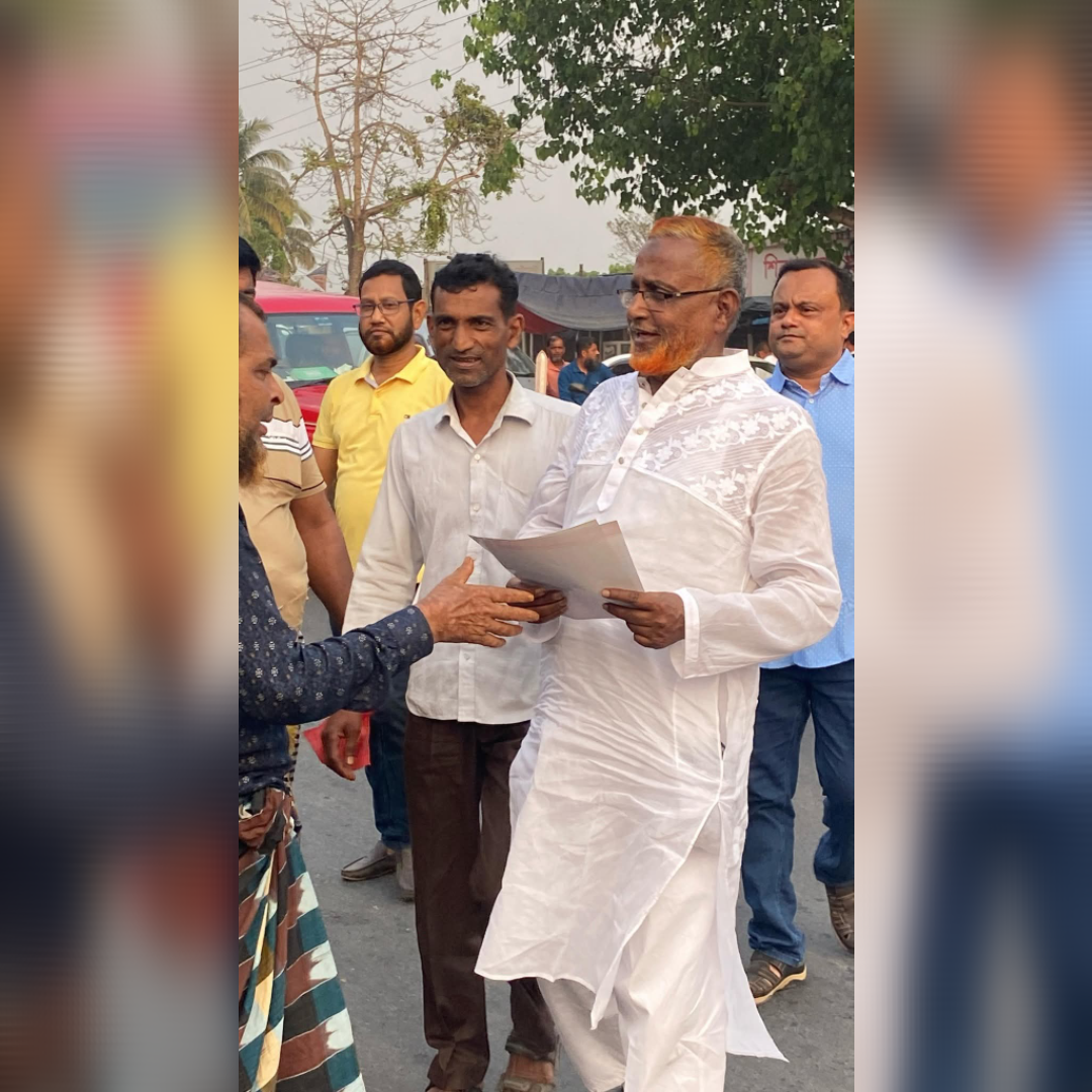 ধানের শীষের জয় নিশ্চিত করতে মাঠে চষে বেড়াচ্ছেন- অধ্যাপক নজরুল ইসলাম মন্ডল