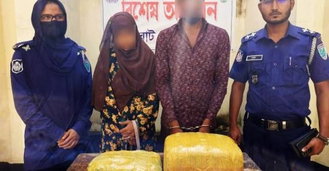 জয়দেবপুর এর স্বামী  স্ত্রী  গাজাসহ গ্রেফতার