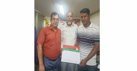 নব গঠিত “জিয়া মঞ্চ” রাজশাহী জেলা শাখার আহ্বায়ক এস.এম. নাসির উদ্দীন ও সদস্য সচিব রাজু আহমেদ