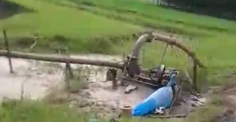 মাধবপুরে ড্রেজার মেশিন দিয়ে বালু উত্তোলনকারিদের বিরুদ্ধে থানায় এজাহার