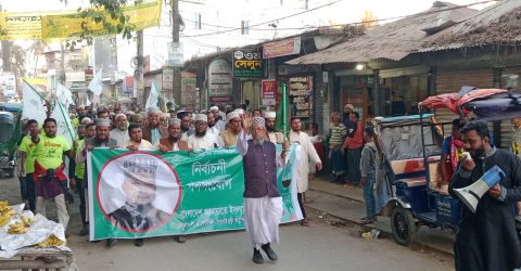 নোয়াখালী -১ আসনে জামাত প্রার্থীর গণসংযোগ ও প্রচারণা