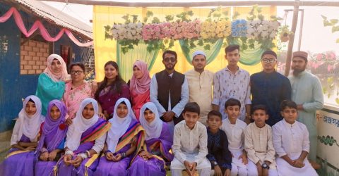 নিউ আইডিয়াল ইন্টাঃ স্কুল’র ৫ম শ্রেণির শিক্ষার্থীদের বিদায় উপলক্ষে মিলাদ ও দোয়া