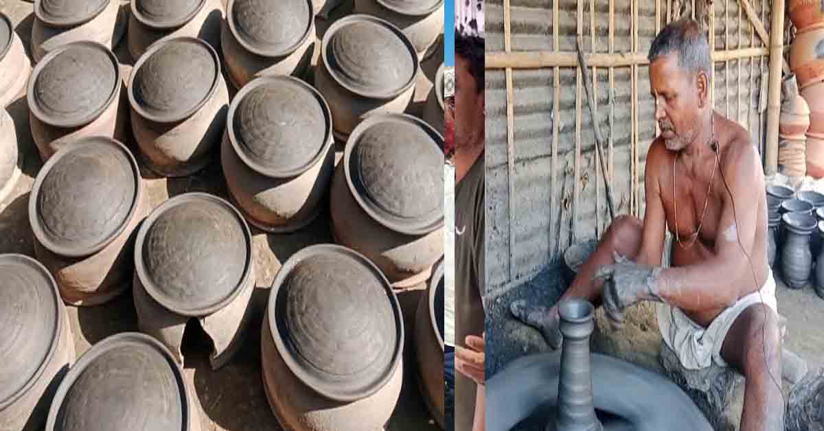 পঞ্চাশ পরিবারের শিল্পে এখন মাত্র ছয় পরিবার—পালপাড়ার করুণ বাস্তবতা