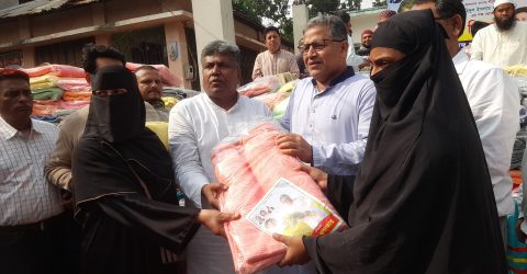 ভাঙ্গায় দেশনেত্রী বেগম খালেদা জিয়ার সুস্থতা কামনায় দোয়া মাহফিল ও শীতার্তদের মাঝে কম্বল বিতরণ